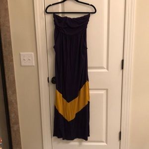strapless dress WITH POCKETS